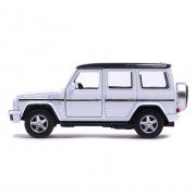 Машина металлическая MERCEDES-BENZ G63 AMG, 1:32, открываются двери, инерция, цвет белый
