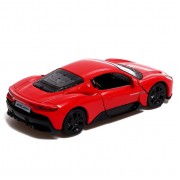 Машина металлическая MASERATI MC20, 1:32, открываются двери, инерция, цвет красный