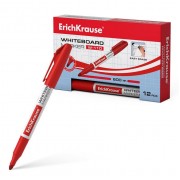 Маркер для доски ErichKrause W-110, 2,0 мм, круглый, красный