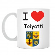 Кружка I love Тольятти