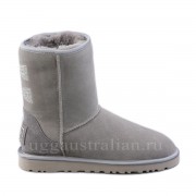 Classic Short Crystal Bow Grey (36)