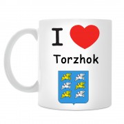 Кружка I love Торжок