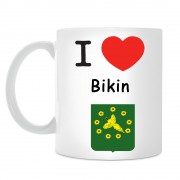 Кружка I love Бикин