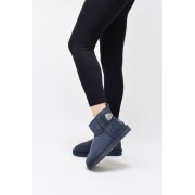 Mini Crystal Bow Navy (37)
