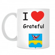 Кружка I love Благодарный