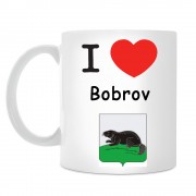 Кружка I love Бобров