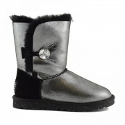 Bailey Button Bling Glitter Black