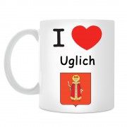 Кружка I love Углич