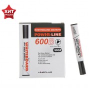 Маркер для доски Line Plus 600B, 3.0 мм, чёрный