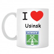 Кружка I love Усинск