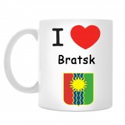 Кружка I love Братск