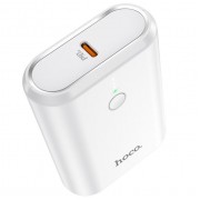 Внешний аккумулятор Hoco Q3, 10000 мАч, USB, USB-C, 3 А, PD 20W + QC3.0, белый
