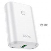 Внешний аккумулятор Hoco Q3, 10000 мАч, USB, USB-C, 3 А, PD 20W + QC3.0, белый