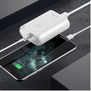 Внешний аккумулятор Hoco Q3, 10000 мАч, USB, USB-C, 3 А, PD 20W + QC3.0, белый