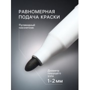 Маркер для доски 1-2 мм, Luxor 120, пулевидный, чёрный