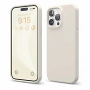 Силиконовый чехол iPhone 14 Бежевый