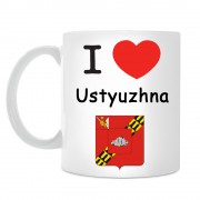 Кружка I love Устюжна