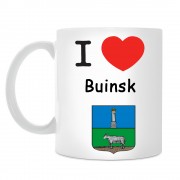 Кружка I love Буинск