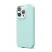 силиконовый чехол iPhone 15 Мятный