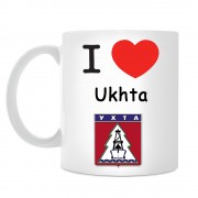 Кружка I love Ухта