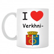 Кружка I love Верхний Тагил