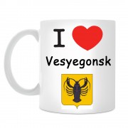 Кружка I love Весьегонск