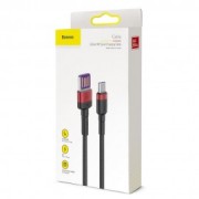 Кабель Baseus Cafule HW Quick Charging Data cable USB Double-sided Blind Interpolation For Type-C 40W 1m Red black