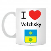 Кружка I love Волжский