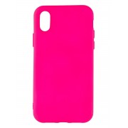 Силиконовый чехол Apple iPhone XR Фуксия