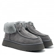 Funkette Platform Boots Grey (39)
