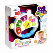 Музыкальная игрушка «Бубен», световые и звуковые эффекты, цвет МИКС