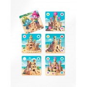 Развивающая игра «Замок из песка», 60 карт, 3+