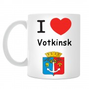 Кружка I love Воткинск