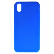Силиконовый чехол Apple iPhone XS Синий