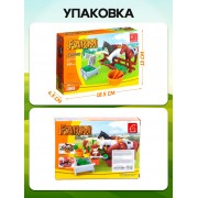 Конструктор Ферма «Конюшня», 89 деталей