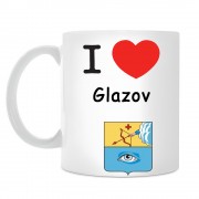 Кружка I love Глазов