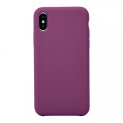 Силиконовый чехол Apple iPhone XS фиолетовый