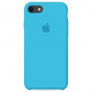 Силиконовый чехол Apple iPhone 7/8 Plus Голубой