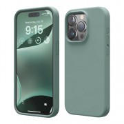 Силиконовый чехол iPhone 14 Pro Северный лес