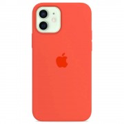Силиконовый чехол Apple iPhone 12 mini Коралловый