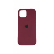 Силиконовый чехол iPhone 15 Бордовый