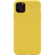 Силиконовый чехол Apple iPhone 11 Pro Max желтый