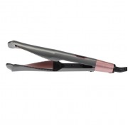 Плойка Luazon LW-21, 40 вт, керамическое покрытие, d=35mm, до 230°C, серо-розовая