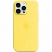 Силиконовый чехол Apple iPhone 12 Pro желтый