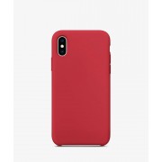 Силиконовый чехол Apple iPhone XS Бордовый