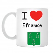 Кружка I love Ефремов