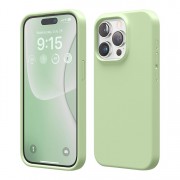 Силиконовый чехол iPhone 14 Pro Мax Пастельно - Зелёный