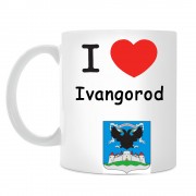 Кружка I love Ивангород