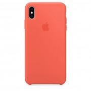 Силиконовый чехол Apple iPhone XS Max коралловый