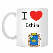 Кружка I love Ишим